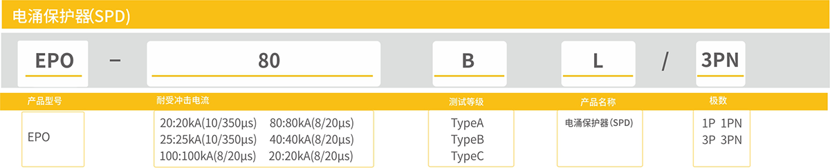 Surge Protector-Model Meaning 80